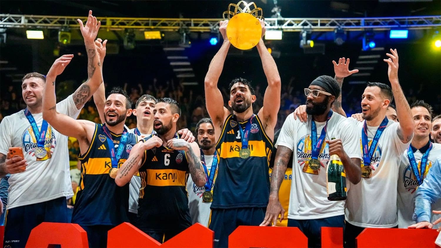 Boca toca el cielo con las manos: se consagró campeón de la Champions League de básquet