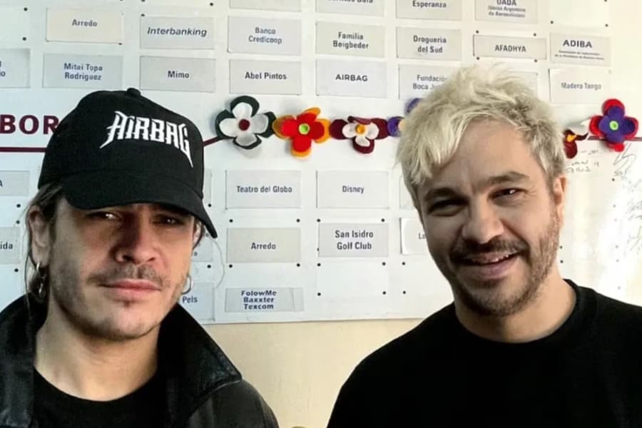 Airbag tuvo un gesto solidario en el Garrahan y fue nombrado padrino de la casa