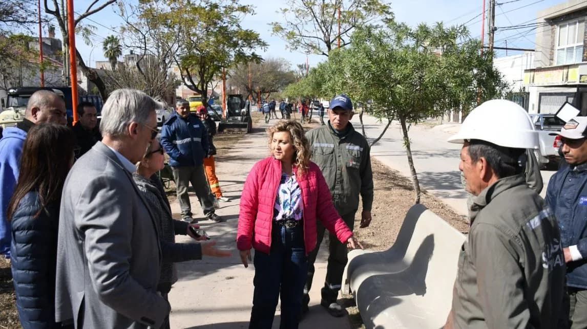 Norma Fuentes asegura que la obra pública es el motor para mejorar la calidad de vida en los barrios
