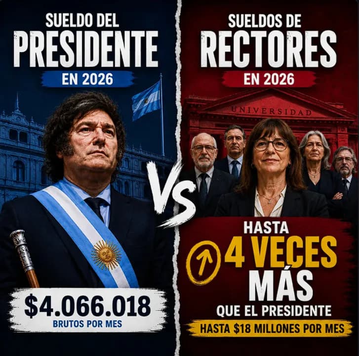 Milei redobló sus críticas tras la marcha universitaria y comparó su sueldo con los de los rectores