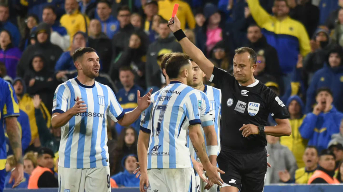 La expulsión de Maravilla Martínez que complicó a Racing en el partido ante Rosario Central