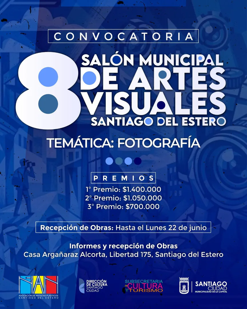 Lanzaron la convocatoria para participar del 8º Salón Municipal de Artes Visuales con importantes premios en efectivo