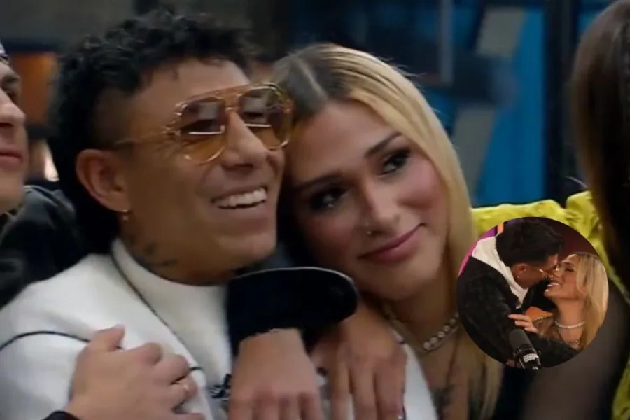 Apasionado reencuentro en vivo: Brian Sarmiento sorprendió a Danelik con un fogoso beso tras su eliminación de Gran Hermano