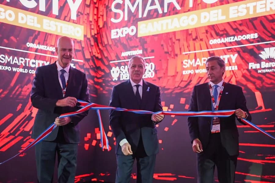 Vanguardia tecnológica: el gobernador Elías Suárez inauguró la quinta edición del Smart City Expo Santiago del Estero 2026
