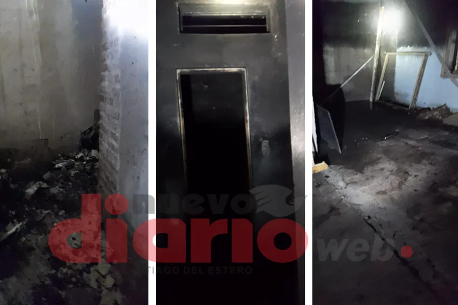 Un voraz incendio consumió por completo una vivienda en el barrio Mosconi