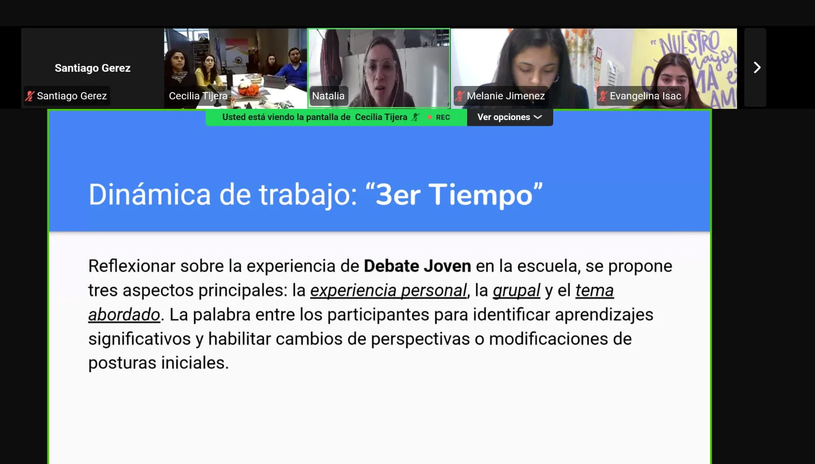 Fomento al pensamiento crítico: el Ministerio de Educación lanzó un nuevo ciclo del programa Escuela Debate