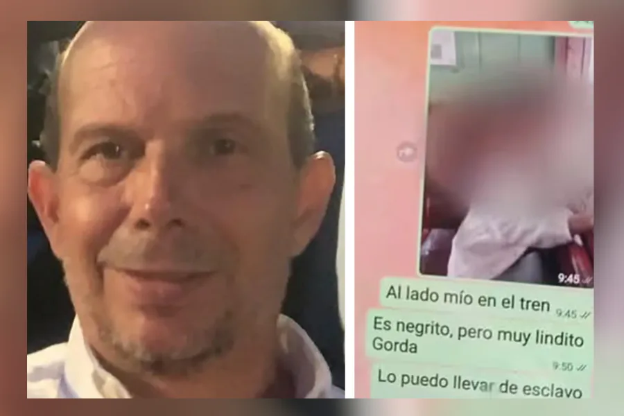 Repudio: un arquitecto santiagueño quedó detenido en Brasil tras enviar repudiables mensajes racistas