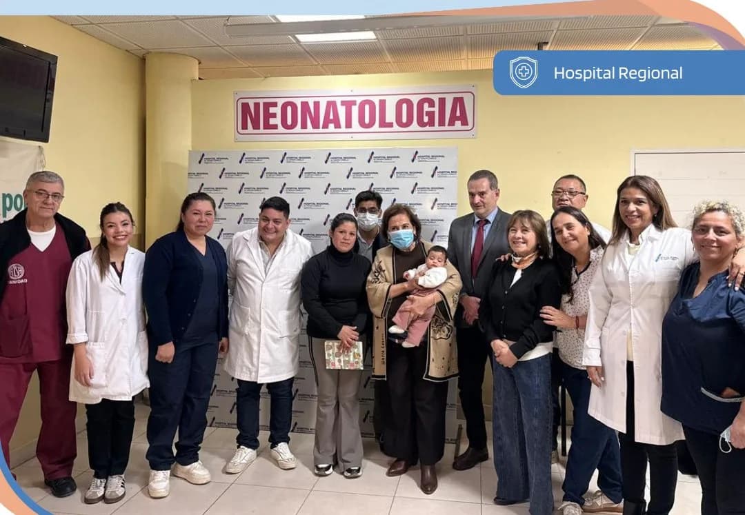 Salud pública: aplicaron un anticuerpo monoclonal de avanzada en el Hospital Regional para proteger a bebés de riesgo