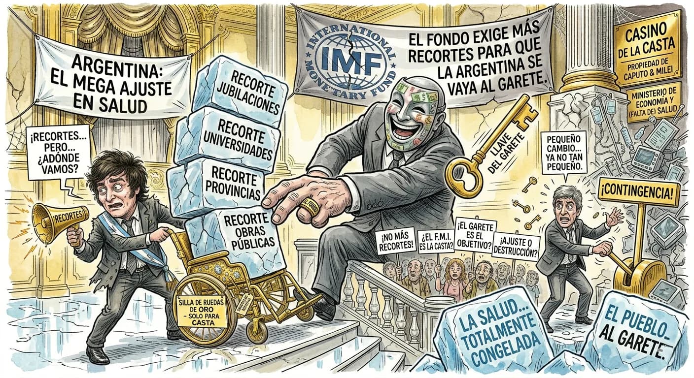 El Fondo pide más recortes para que la Argentina se vaya al garete