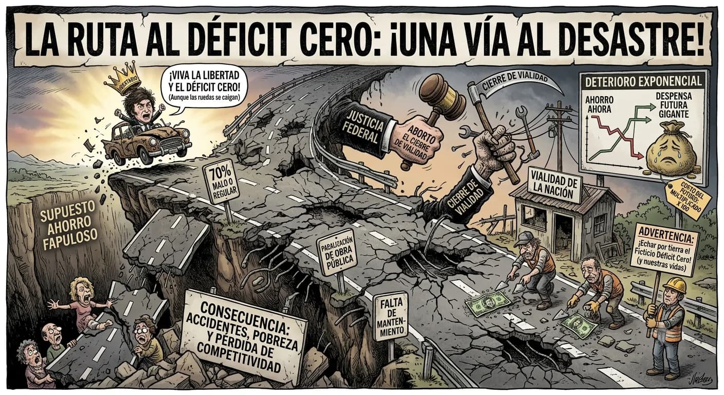 Caminante no hay caminos, Milei deshace caminos al andar