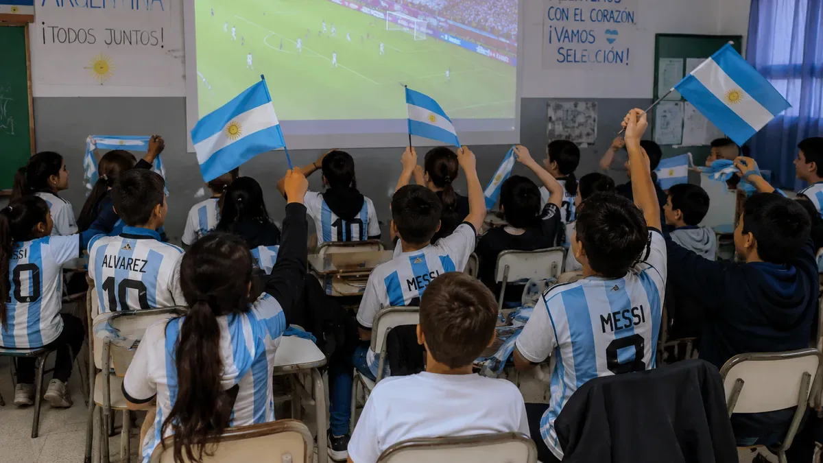 Las escuelas de Córdoba podrán ver el debut del Mundial y los partidos de Argentina como oportunidad pedagógica