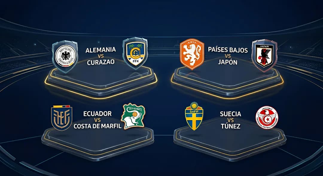 Súper domingo de Mundial: Alemania, Países Bajos y Ecuador salen a la cancha en una jornada clave