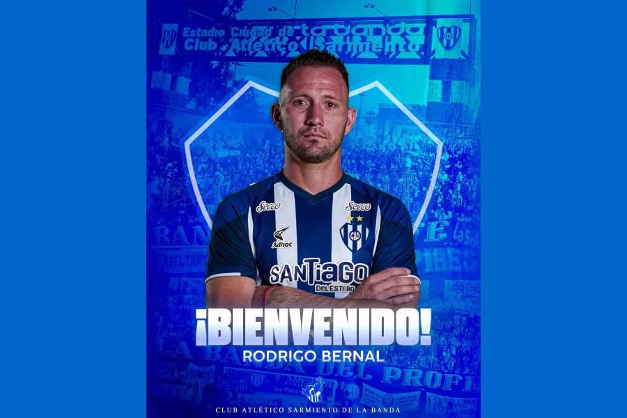 El "Profe" rompe el mercado del Federal A: Sarmiento confirmó el esperado regreso de Rodrigo Bernal