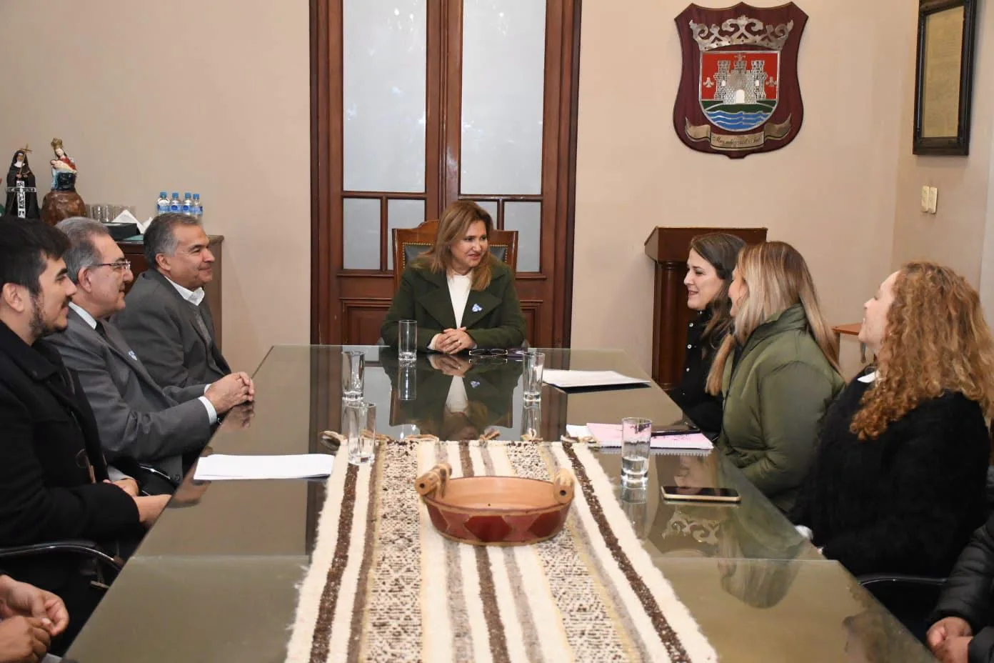 La intendente Norma Fuentes recibió a dirigentes del Cestoball de cara al Campeonato Argentino