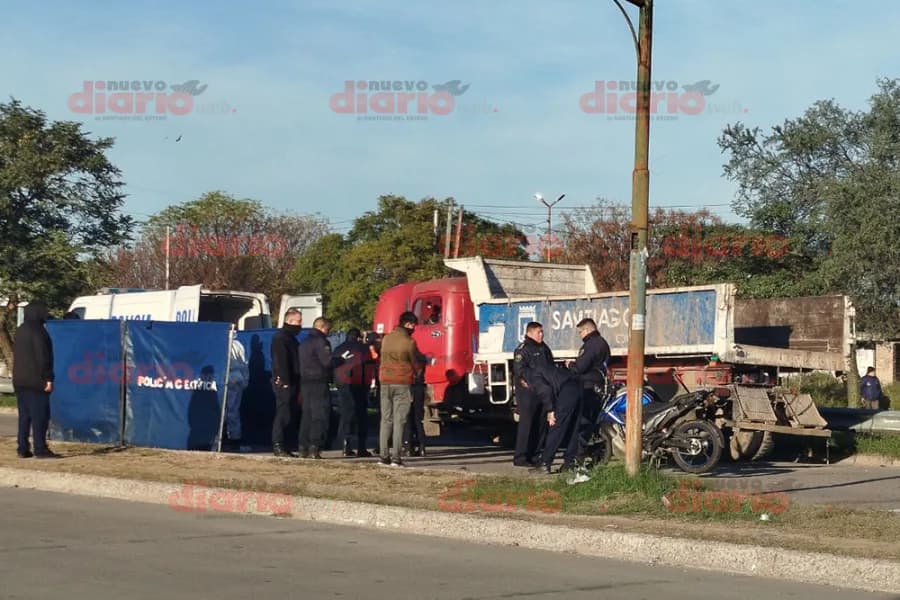 Tragedia en la avenida Lugones: identificaron al carnicero de 29 años que murió en el choque y al conductor del camión
