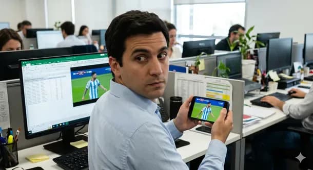 El debate por el fútbol en el trabajo: mirar el Mundial 2026 sin autorización puede generar severas sanciones