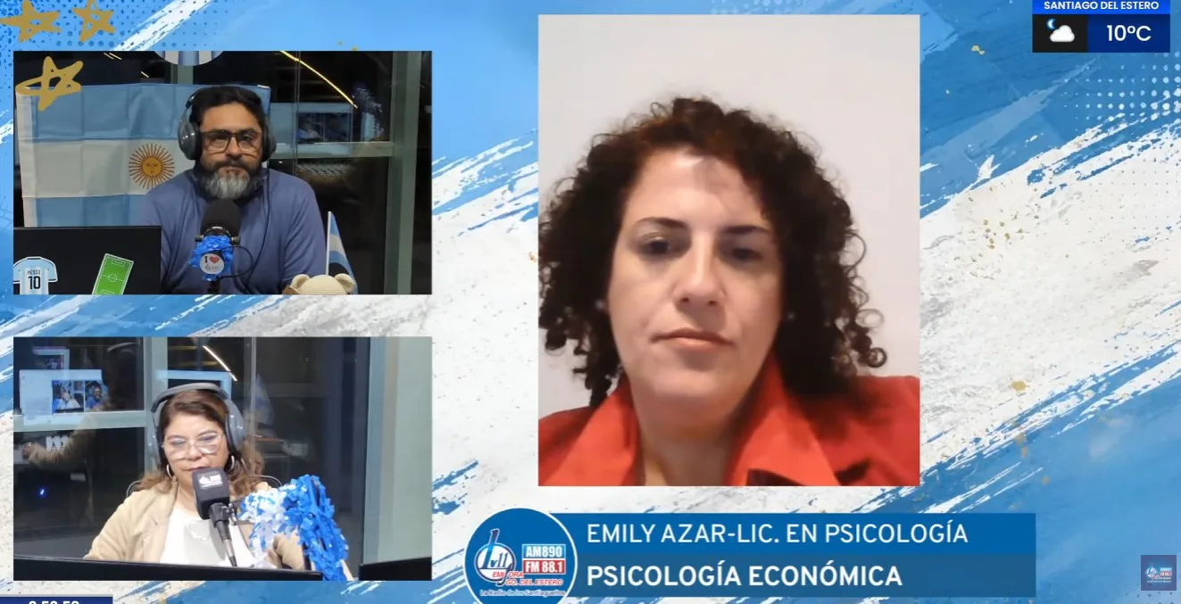 Psicología económica: “El 99% de las decisiones de compra son emocionales”, afirmó la licenciada Emily Azar