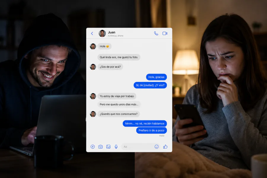 Violencia de género: Denunció que lo conoció por Facebook, él se metió en su casa, la ahorcó hasta desmayarla y la abusó