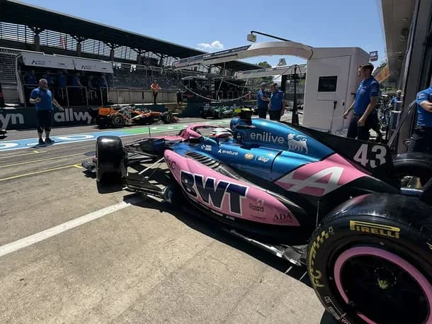 Franco Colapinto se metió en el "top 10" durante la primera práctica del Gran Premio de Austria