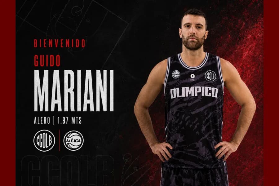 Olímpico de La Banda contrató al alero Guido Mariani para la próxima temporada de la Liga Nacional