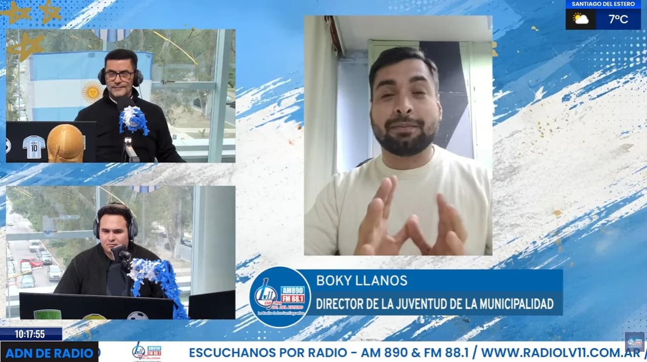 Boky Llanos adelantó la Fan Zone de la Selección, las Olimpiadas y un homenaje al Indio Solari