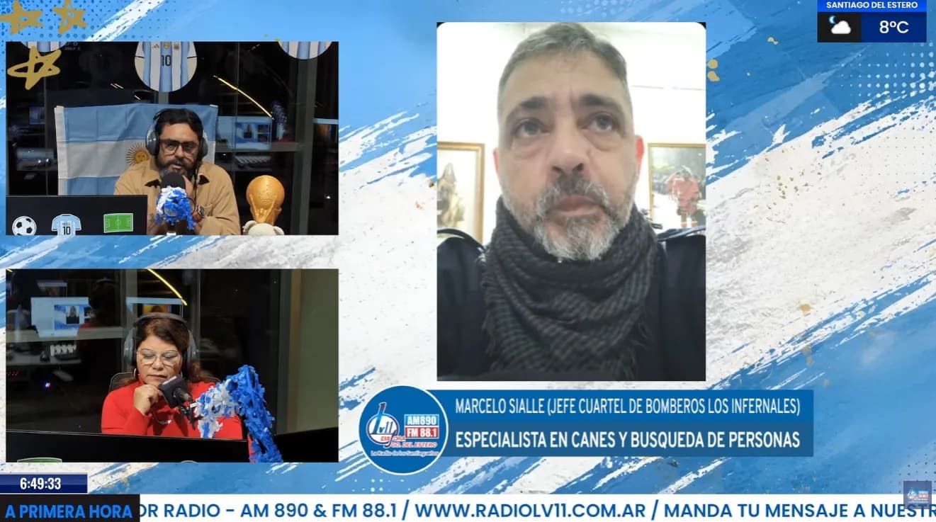 El santiagueño Marcelo Sialle está en alerta máxima para viajar al desastre de Venezuela