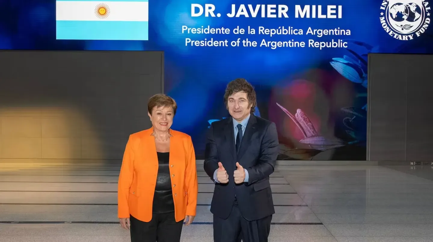 La directora gerente del FMI Kristalina Georgieva visitará la Argentina a fines de julio por invitación de Javier Milei