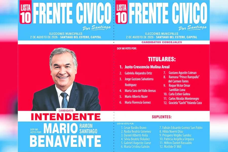 Siete fuerzas políticas presentaron sus modelos de boleta para las elecciones municipales en la Capital