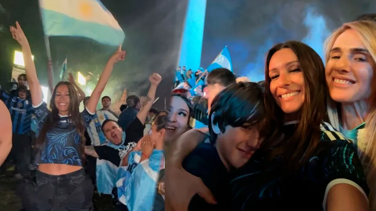 Pampita se sumó a los festejos populares por la victoria de la Selección Argentina