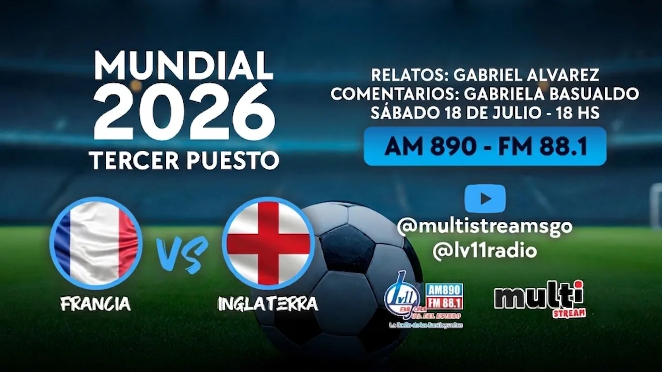 Francia e Inglaterra definen el tercer puesto del Mundial 2026 con transmisión exclusiva de Radio LV11