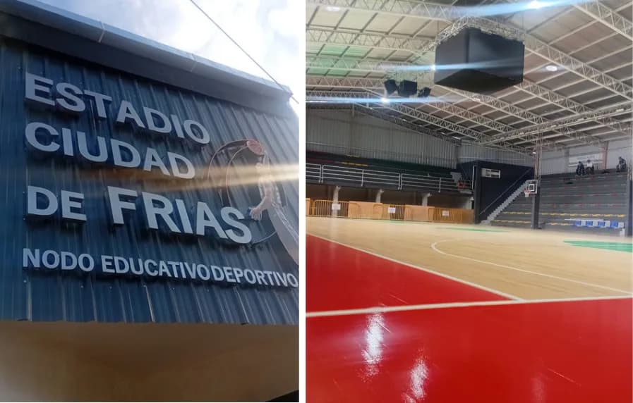 Frías inaugurará su nuevo estadio de básquet con un amistoso entre Quimsa e Independiente BBC