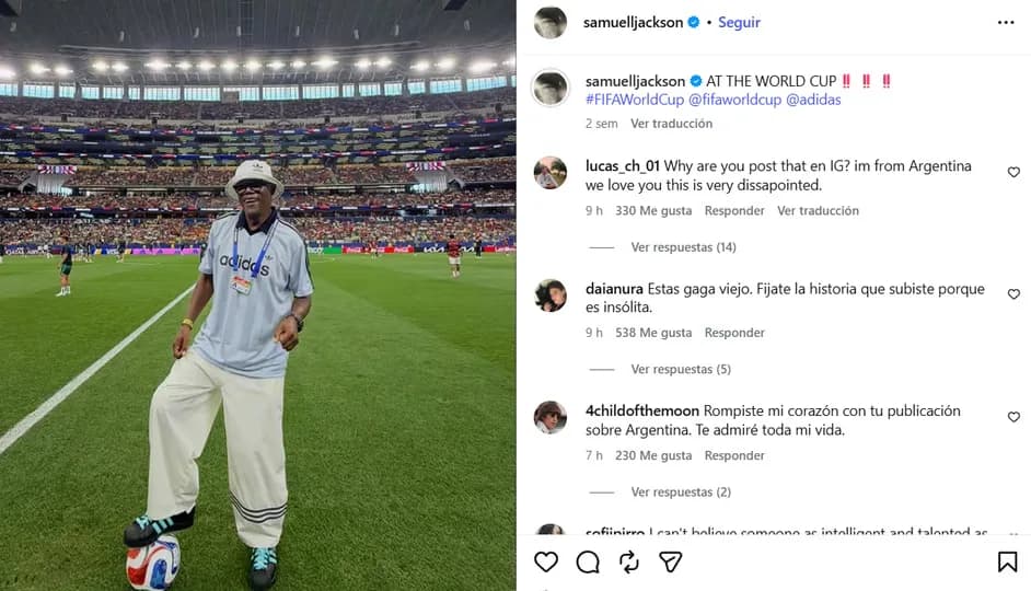Qué dijo Samuel L. Jackson sobre Argentina y por qué generó polémica