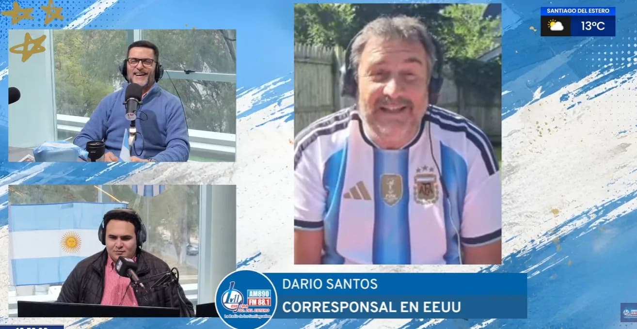 En exclusiva, Darío Santos contó cómo se vivió la final del Mundial en Nueva Jersey