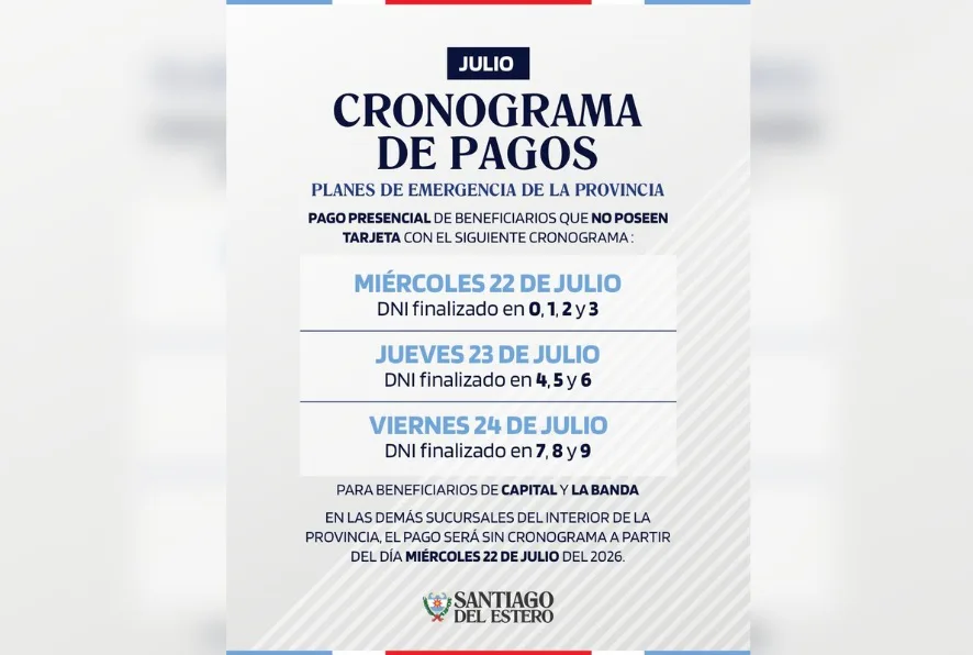 Confirmaron el pago de la última cuota del bono para Planes de Emergencia