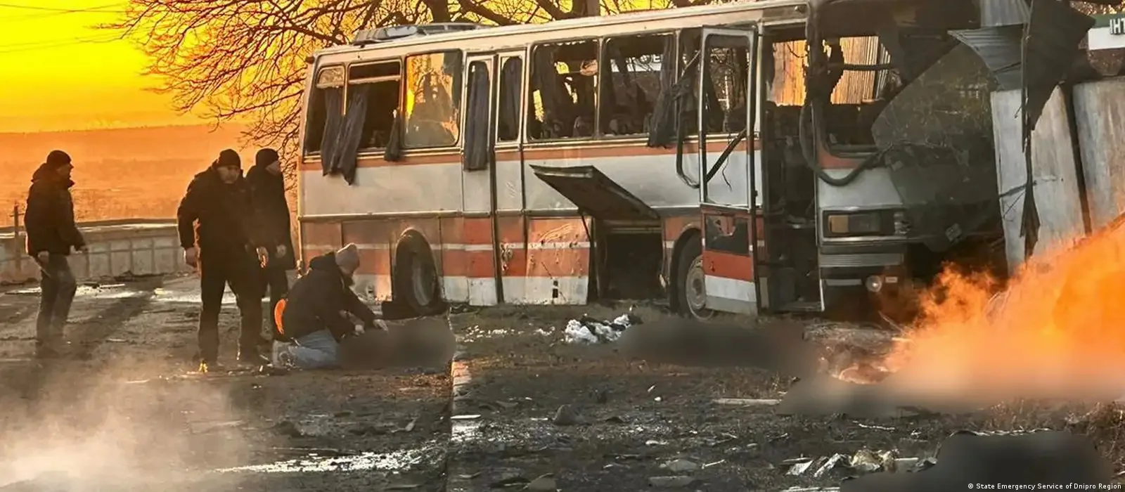 Rusia denunció un ataque ucraniano contra un ómnibus que dejó cinco muertos y 23 heridos