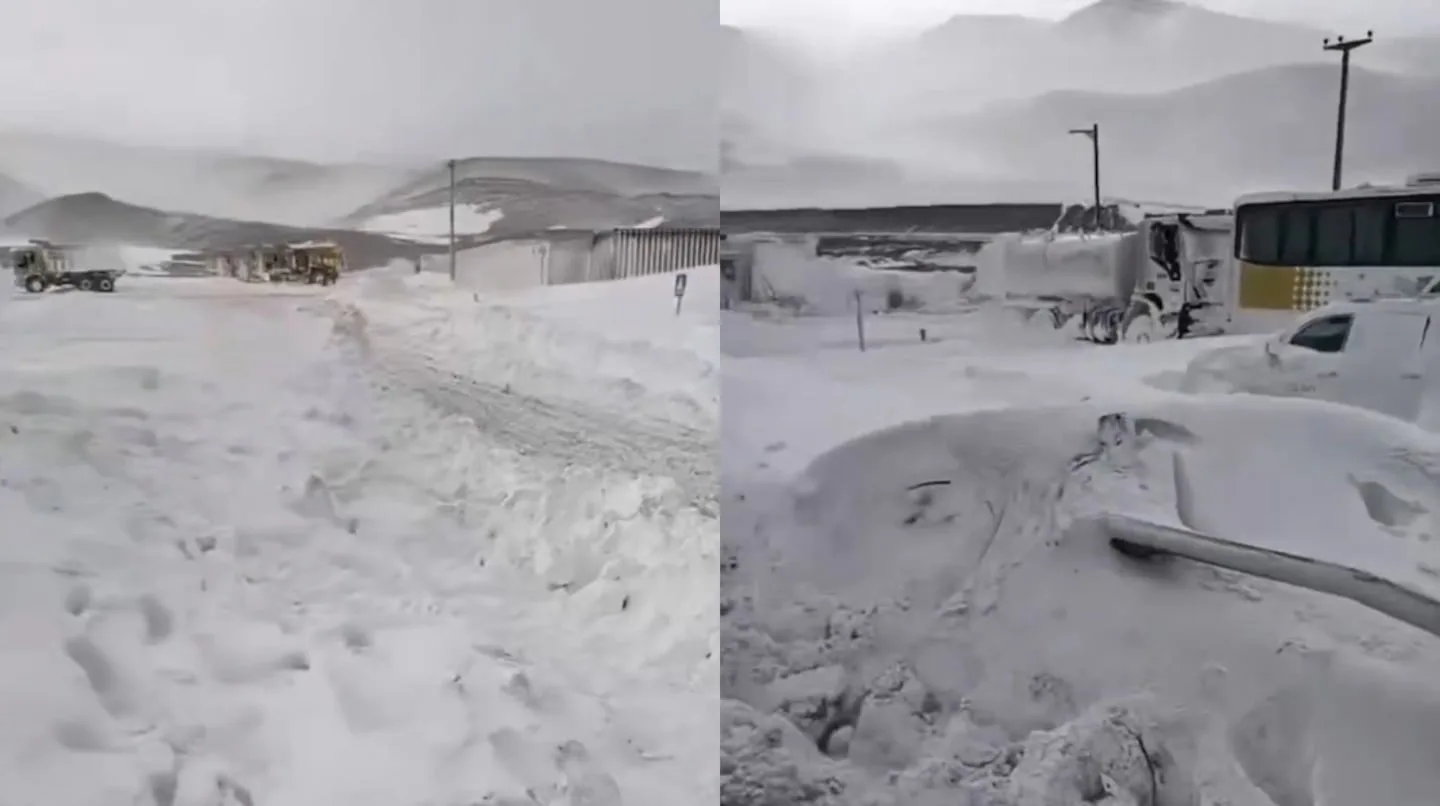 Temporal histórico en Catamarca: mineros aislados, -27°C y más de un metro de nieve