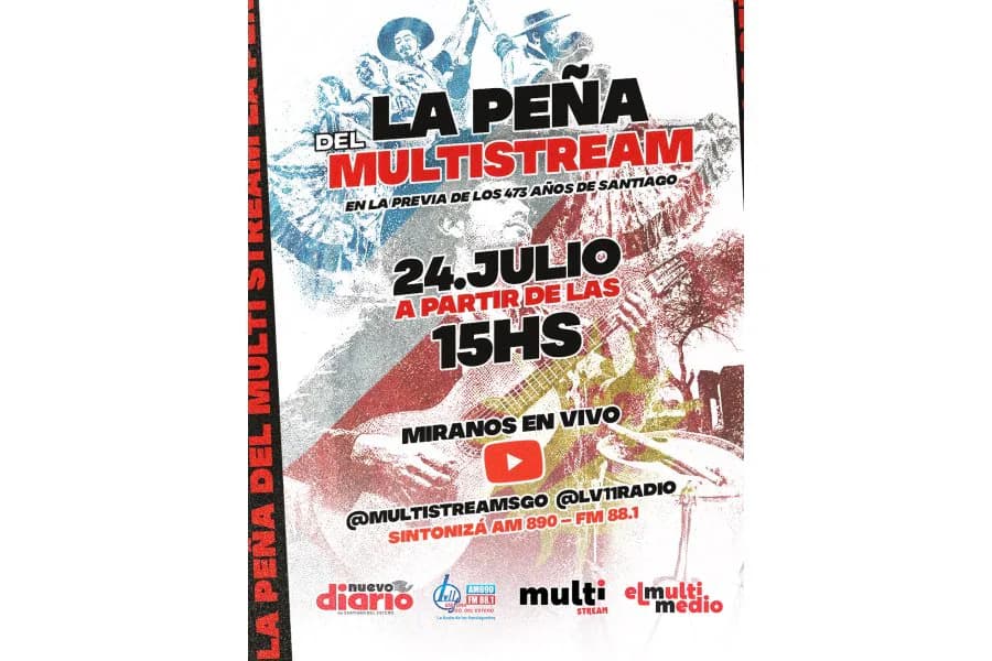 La Peña del Multistream | Llega la primera peña en streaming de Santiago del Estero