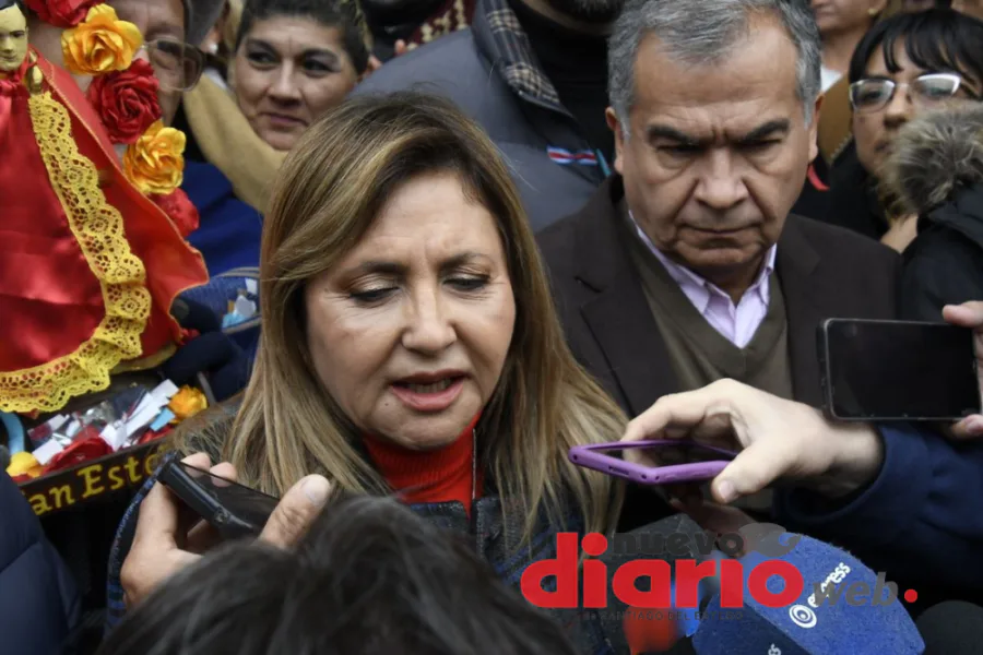 "Es una alegría ver colmada nuestra ciudad manifestándose", afirmó la intendente Fuentes