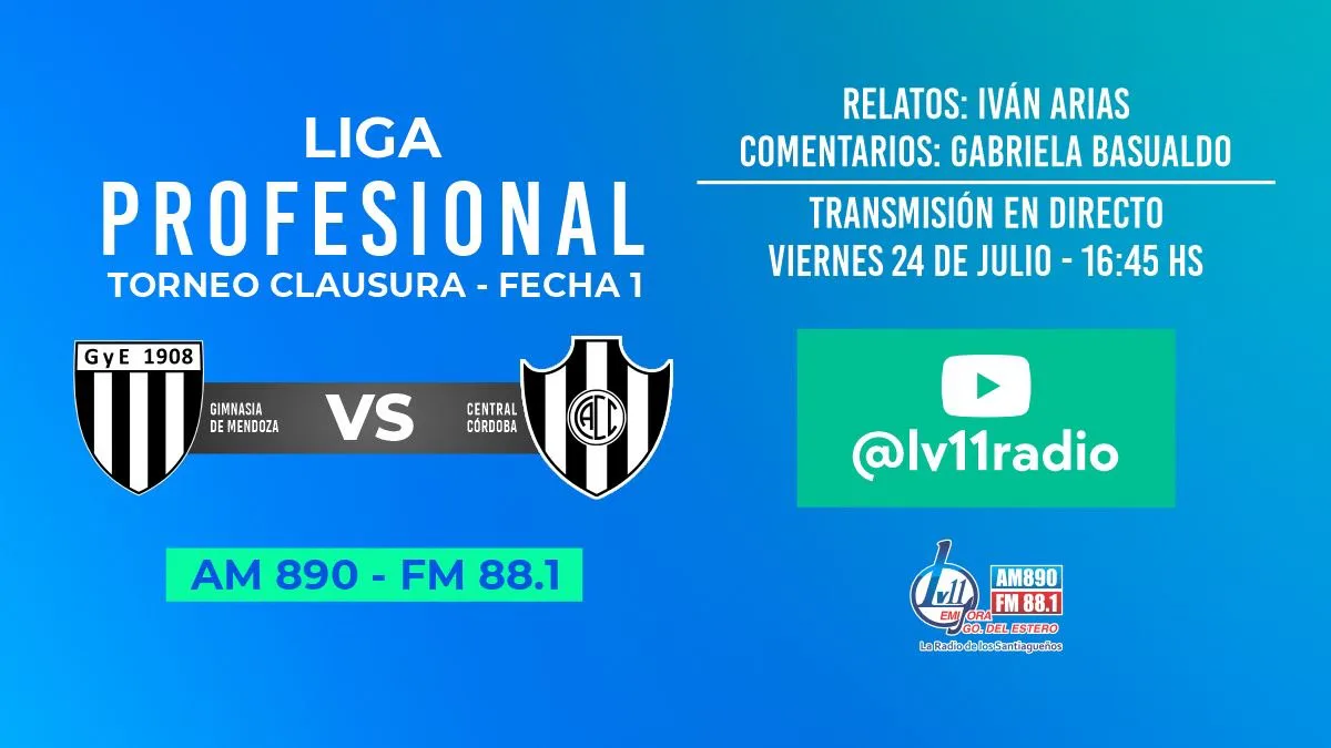 Central Córdoba vuelve a jugar y lo vivís por Radio LV11