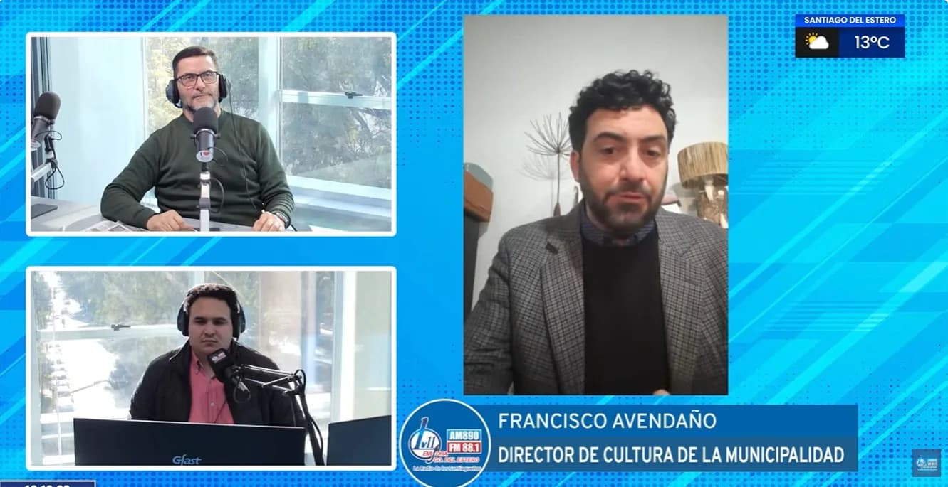 Francisco Avendaño | "La vigilia es una muestra del arte santiagueño y del trabajo colectivo"