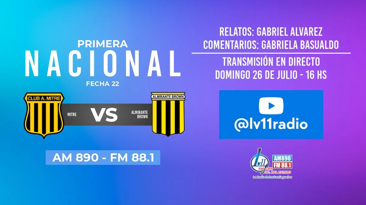 Mitre busca otro triunfo y Radio LV11 lo transmite en vivo