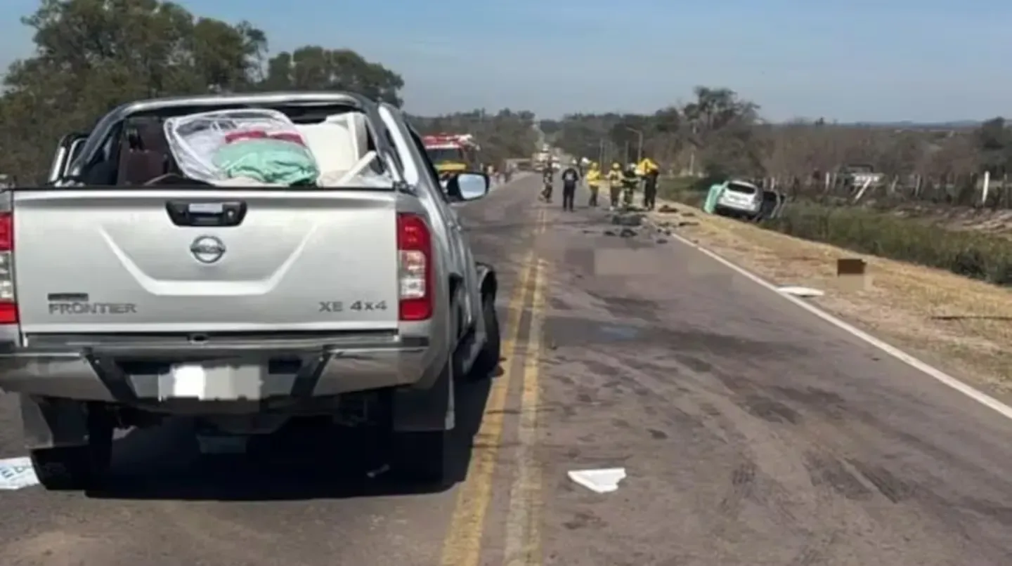 Tragedia: un hombre y una nena de 4 años murieron en un choque frontal sobre la Ruta 9