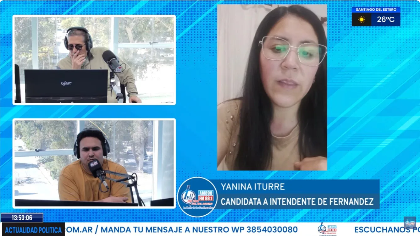 Yanina Iturre pidió el acompañamiento de los vecinos para continuar el desarrollo de Fernández