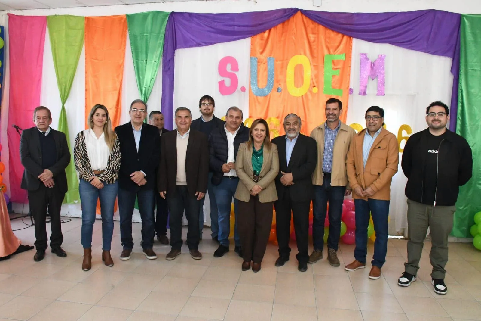 Norma Fuentes encabezó el acto conmemorativo por los 80 años del Sindicato de Empleados y Obreros Municipales