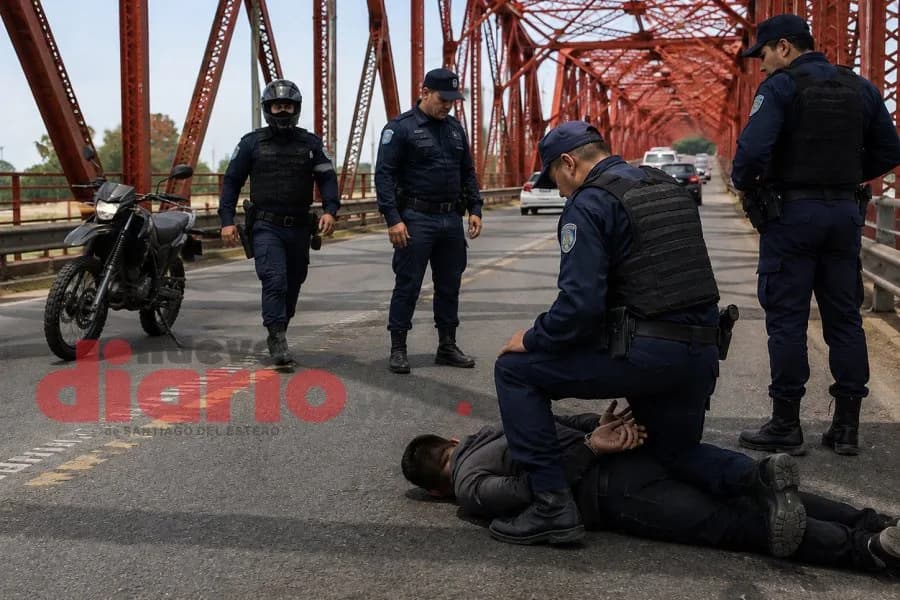 Manejaba con 2,50 g/l, cruzaba de carril y se puso agresivo con los policías