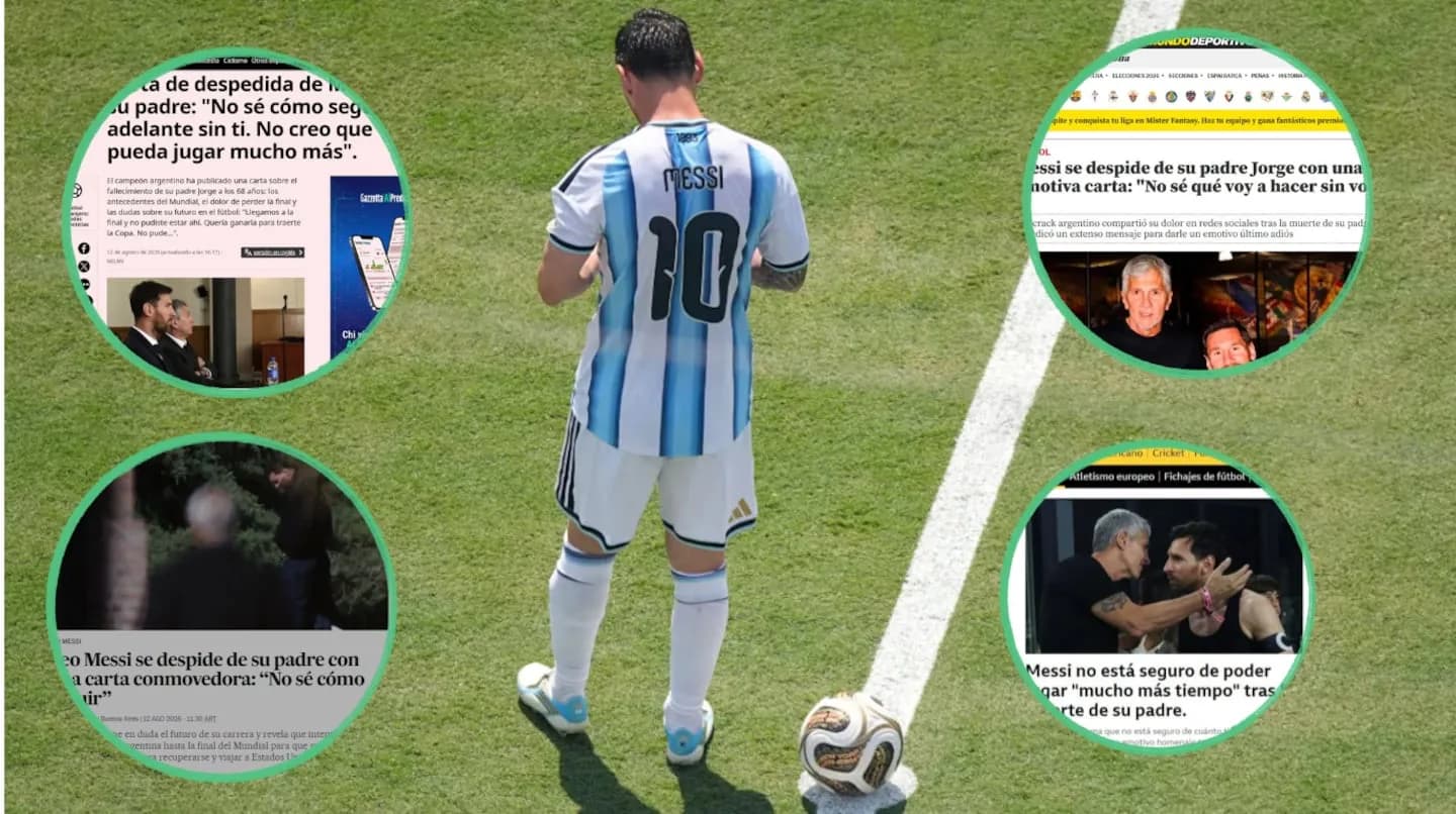 La incertidumbre de Messi sobre su futuro llegó a las portadas internacionales