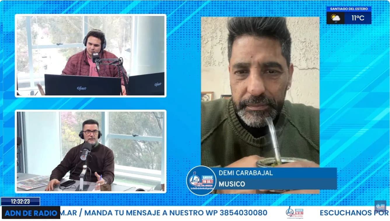 “Es una fecha popular”: Demi Carabajal habló de la peña que promete una gran noche en La Banda