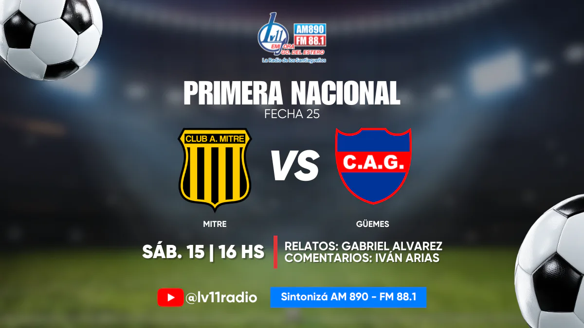 El clásico entre Mitre y Güemes se jugará únicamente con público local y se vive por LV11