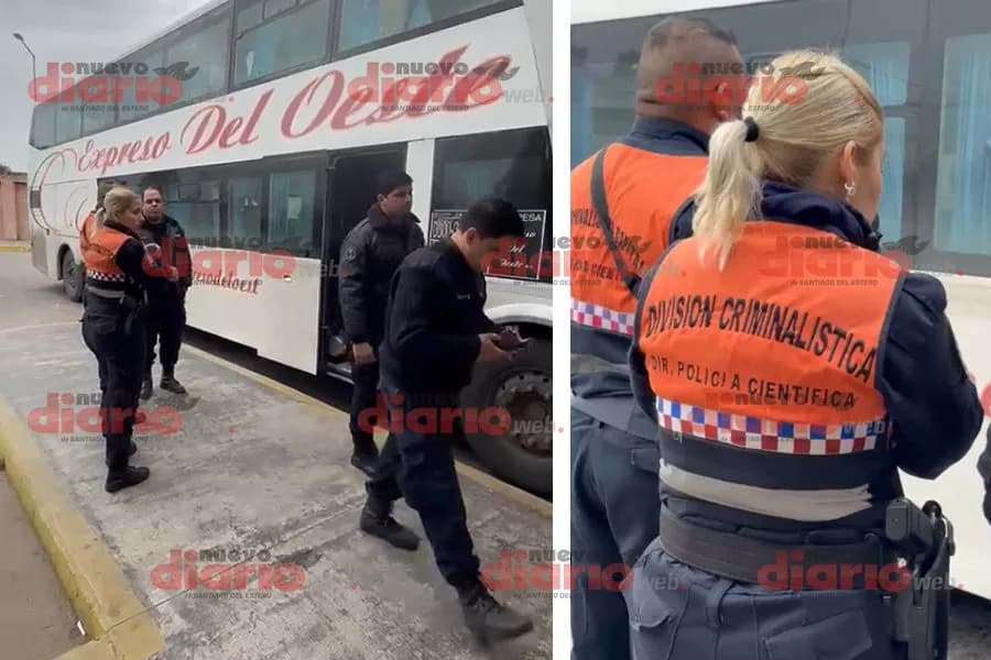 Una pasajera muere a bordo de un colectivo que arribó a la terminal de La Banda