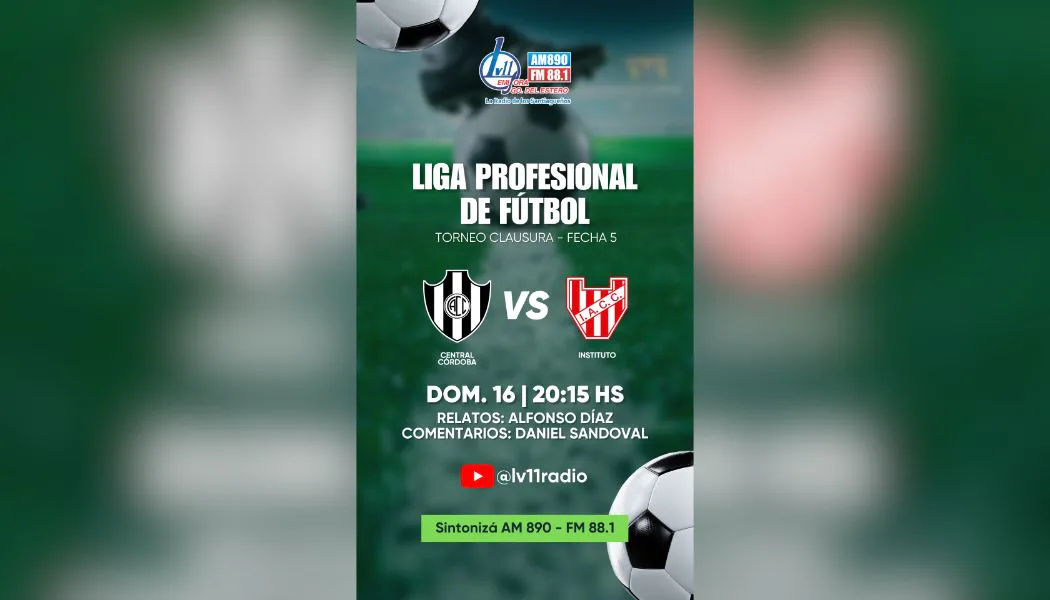 La pelota vuelve a rodar | Central Córdoba juega y “La Radio de los Santiagueños” está ahí
